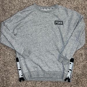 VS PINK grey crewneck